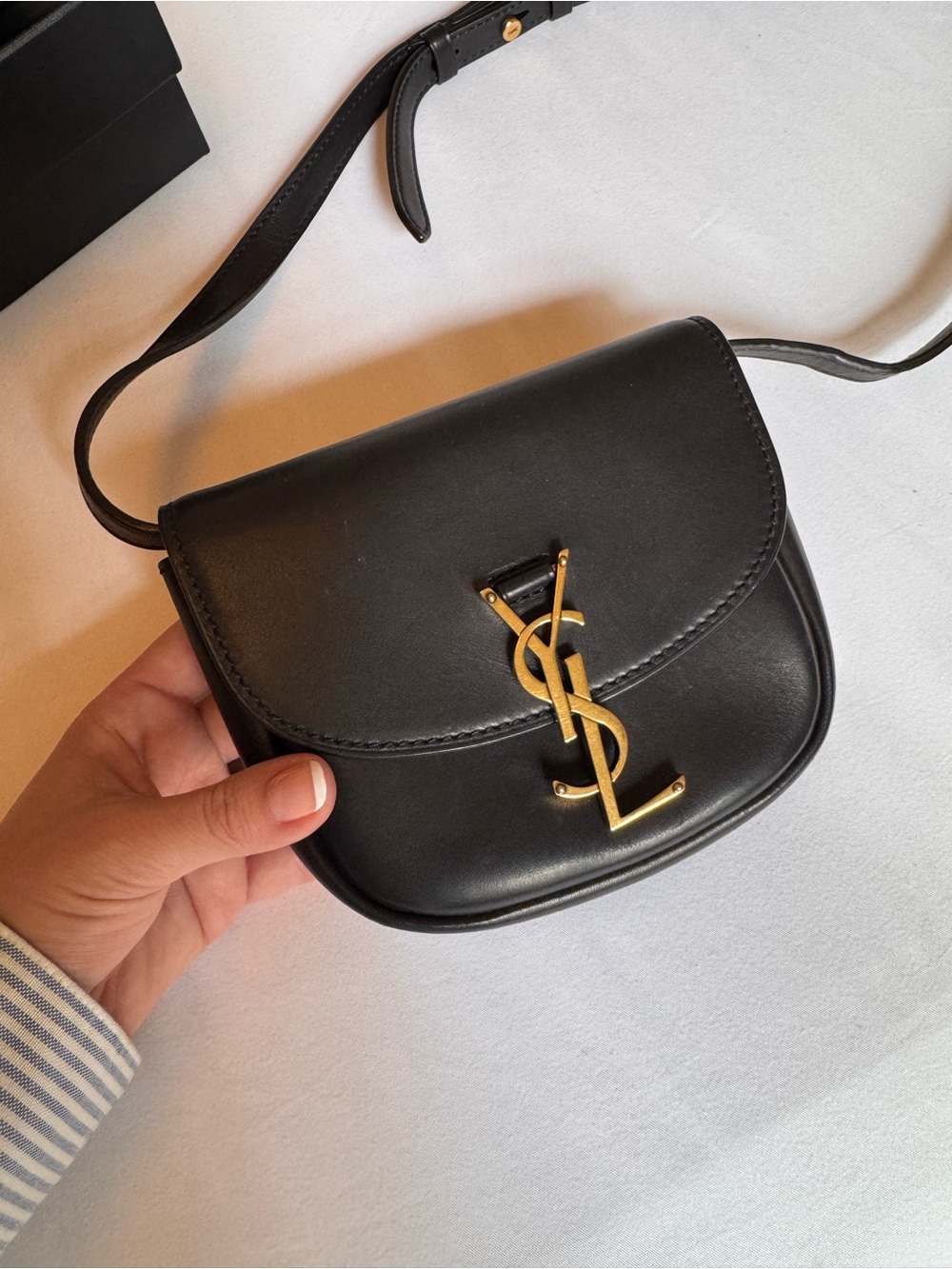 Saint Laurent 2019 Small Kaia leather monogram cross body bag